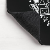 Steam Heart Shape Stem Teacher Science Lover Byck Mousepad (Ecke)