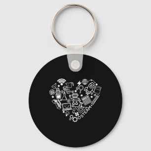 Steam Heart Shape Stem Teacher Science Lover Byck Schlüsselanhänger
