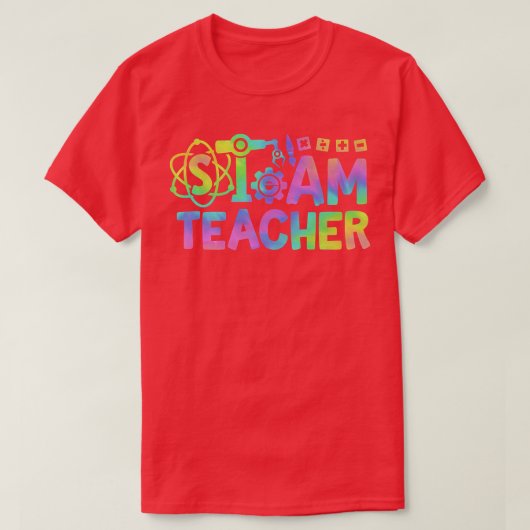 STEAM-Lehrer zurück zur STEM-Wissenschaftstechnolo T-Shirt (Design vorne)