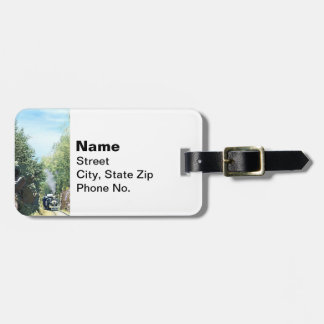 Steam Locomotive At Summit Cut, Green Mountain Gepäckanhänger