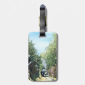 Steam Locomotive At Summit Cut, Green Mountain Gepäckanhänger (Rückseite vertikal)