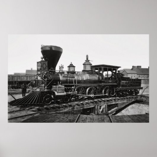 Steam Locomotive Edward M. Stanton 1864 Poster (Vorne)