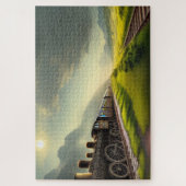 Steam Locomotive Jigsaw Puzzle (Vertikal)