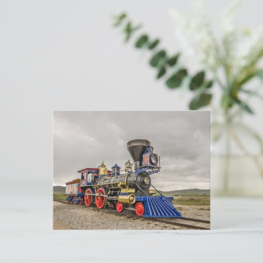 Steam Locomotive Jupiter Postkarte (Stehend Vorderseite)