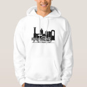 Steam Locomotive Mens Hoodie (Vorderseite)