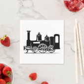 Steam Locomotive Paper Napkins Serviette (Beispiel)