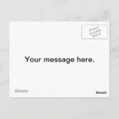 Steam Locomotive Pike's Peak Cog Bahn Postkarte (Rückseite)