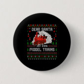 Steam Model Trains Collector Christmas Ugly Xmas S Button (Vorderseite)