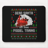 Steam Model Trains Collector Christmas Ugly Xmas S Mousepad (Vorne)