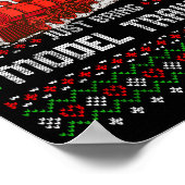 Steam Model Trains Collector Christmas Ugly Xmas S Poster (Ecke)