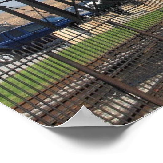 Steam Motor Anreise Poster (Ecke)