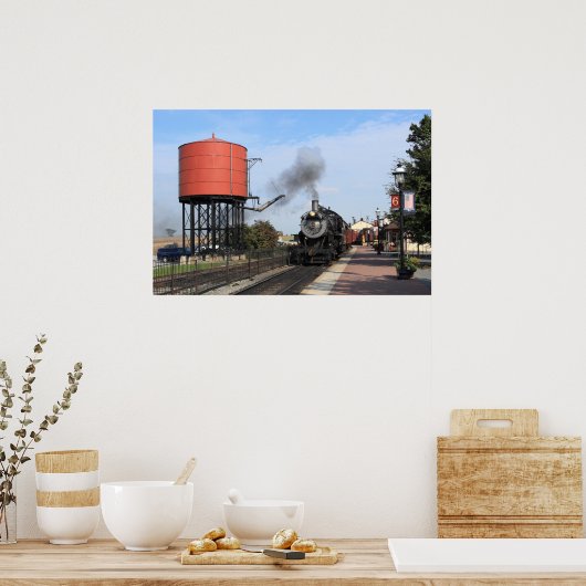 Steam Motor Anreise Poster (Küche)