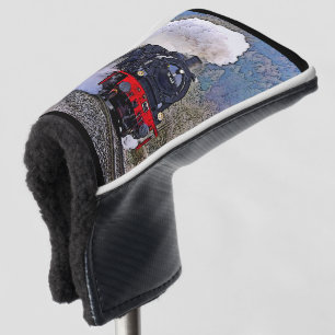 Steam Motor in Snow, Triebzuglokomotive, Railfan Golf Headcover