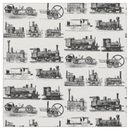 Steam Motor Lokomotive "Steampunk" Muster Stoff