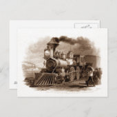Steam Motor Postcard Postkarte (Vorne/Hinten)