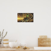 Steam-Motor Poster (Küche)