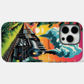 Steam Motor Sunset Ride Case-Mate iPhone Hülle (Rückseite (Horizontal))