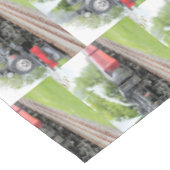 Steam-Motor-Train Tischdecke (Schrägansicht)