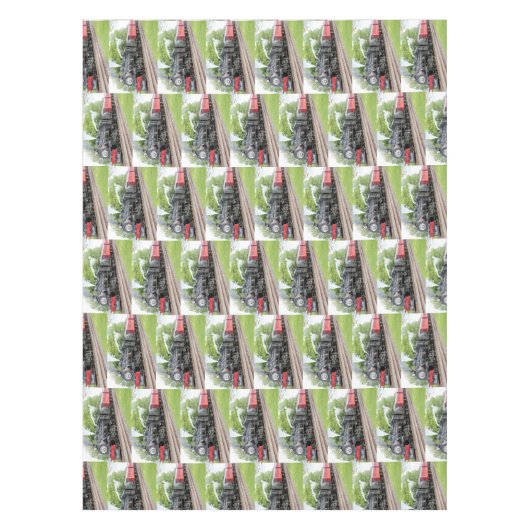 Steam-Motor-Train Tischdecke (Vorderseite)