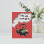Steam Powered Postcard Postkarte (Stehend Vorderseite)