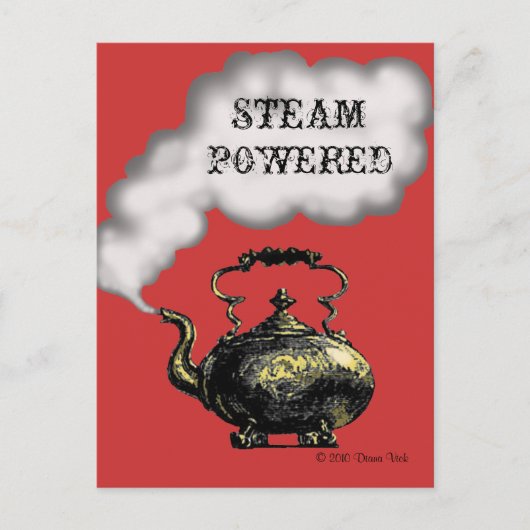 Steam Powered Postcard Postkarte (Vorderseite)