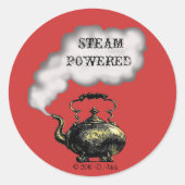 Steam Powered Sticker (Vorderseite)