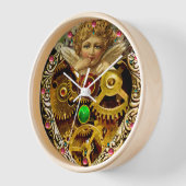 STEAM PUNK ANGEL GEARS, MECHANISMUS UND GEMSTONS UHR (Winkel)