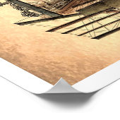 Steam Punk Art Poster 12x12 (Ecke)