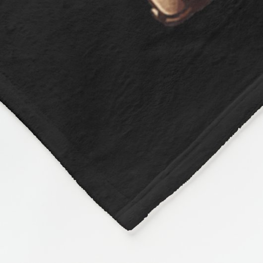 Steam Punk Cat Kitten Kitty Steampunk Fleecedecke (Ecke)