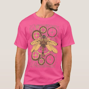Steam Punk Dragonfly Mechanisch Viktorianisch Stea T-Shirt