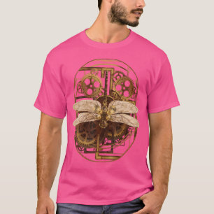 Steam Punk Dragonfly Mechanisch Viktorianisch Stea T-Shirt