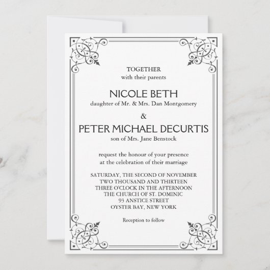 Steam Punk Einladung (Vorderseite)