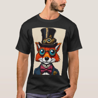 Steam Punk Fox Krawatte Top Hat Farbe Pest