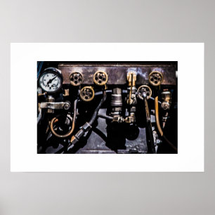 Steam Punk Gears and Gages Poster