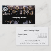 Steam Punk Gears and Gages Visitenkarte (Vorne/Hinten)
