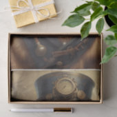 Steam Punk Golden Retriever Gewebe/Decodipage Papi Seidenpapier (Geschenk)