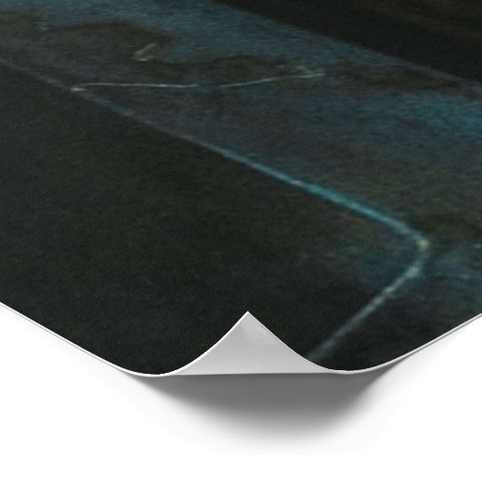 Steam Punk HR Giger Skull Poster (Ecke)