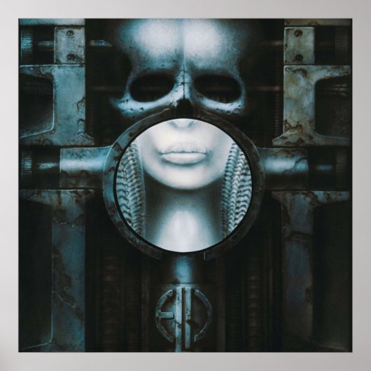 Steam Punk HR Giger Skull Poster (Vorne)