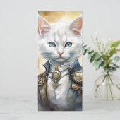 Steam Punk Kitten Card (Stehend Vorderseite)