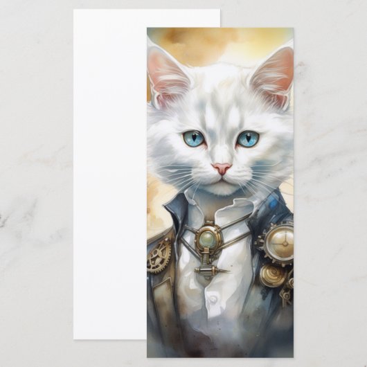 Steam Punk Kitten Card (Vorne/Hinten)