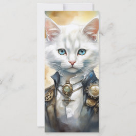 Steam Punk Kitten Card