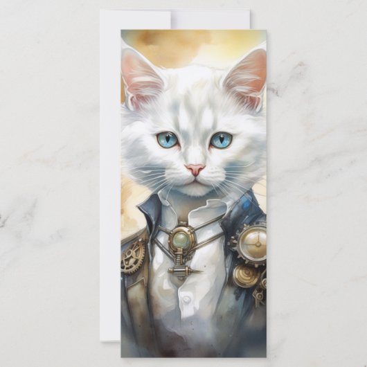 Steam Punk Kitten Card (Vorderseite)