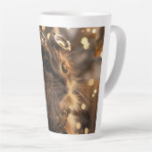 Steam Punk Kitten Digitale Kunst Milchtasse (Rechte Ecke)