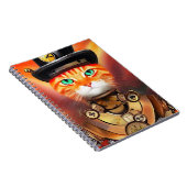 Steam Punk Orange Tabby Cat Notizblock (Rechte Seite)
