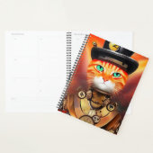 Steam Punk Orange Tabby Cat Planer (Anzeige)