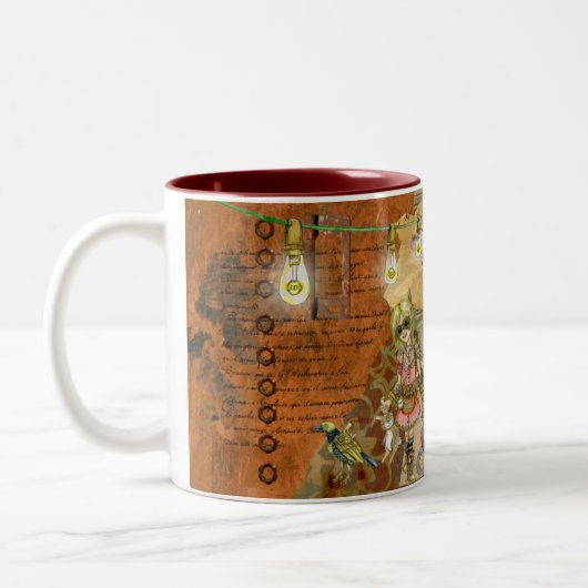 Steam Punk Party - Kaffee Tasse - braun (Links)