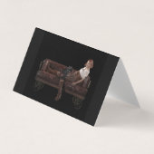 Steam Punk Portrai Handle Wrap Magnet Visitenkarten (Vorderseite)