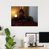 Steam Punk Ray Gun Still Life 02 Print Poster (Heimbüro)