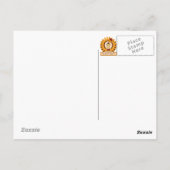 Steam Punk Space Chimp Portal Postcard Postkarte (Rückseite)