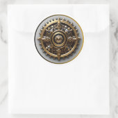 Steam Punk Steampunk Gear #3 Runder Aufkleber (Tasche)